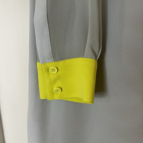 BCBGMAXAZRIA Cally Dress Women's XS Neon ColorBlock Chic Modern Contemporary - Picture 3 of 9